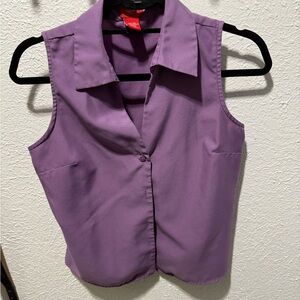 Purple Sleeveless Women's Top
